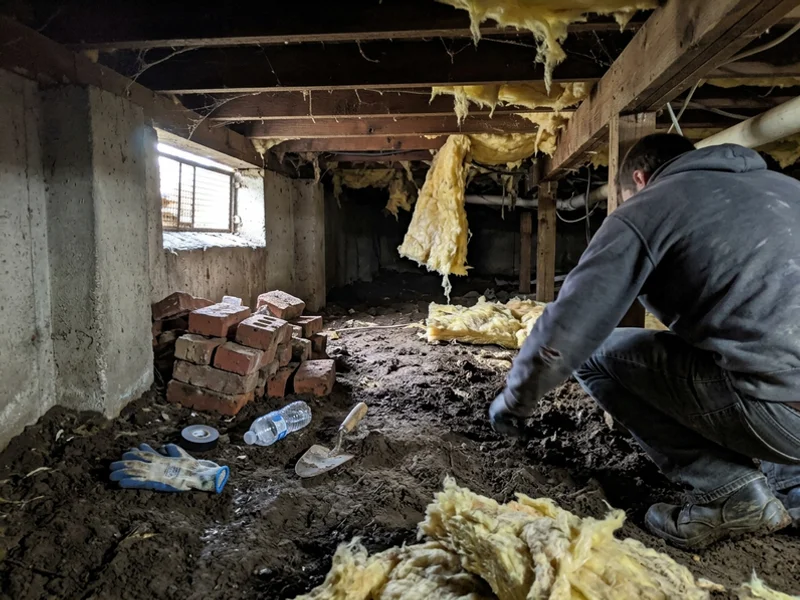 Before crawl space